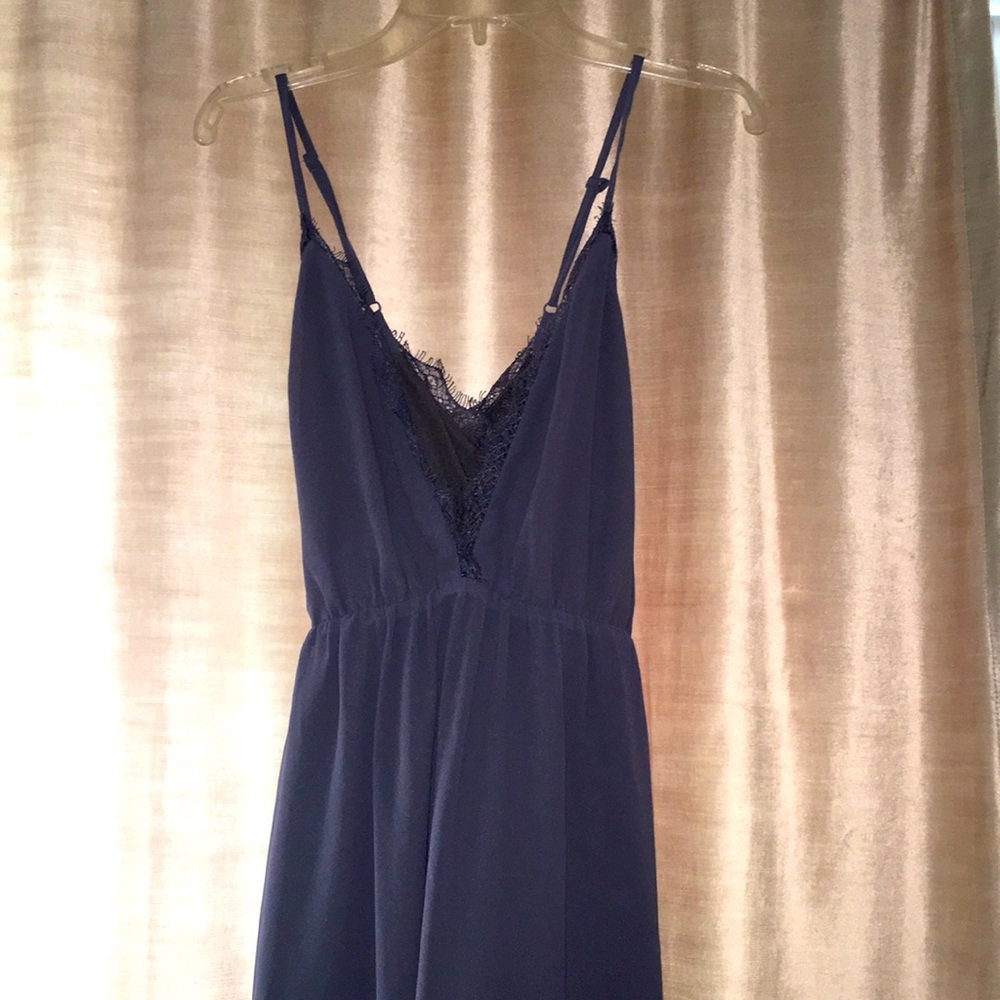 Blue maxi dress